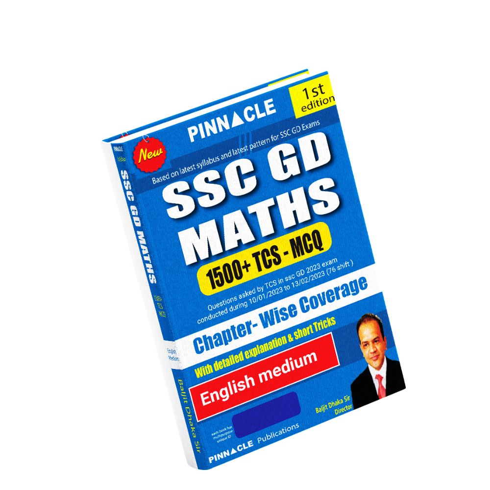 SSC GD Maths 1500 TCS MCQ chapter wise coverage english medium 
